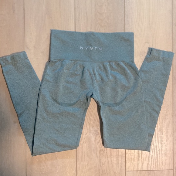 NVGTN- Forest Green Contour Seamless- Size Small - Picture 3 of 5